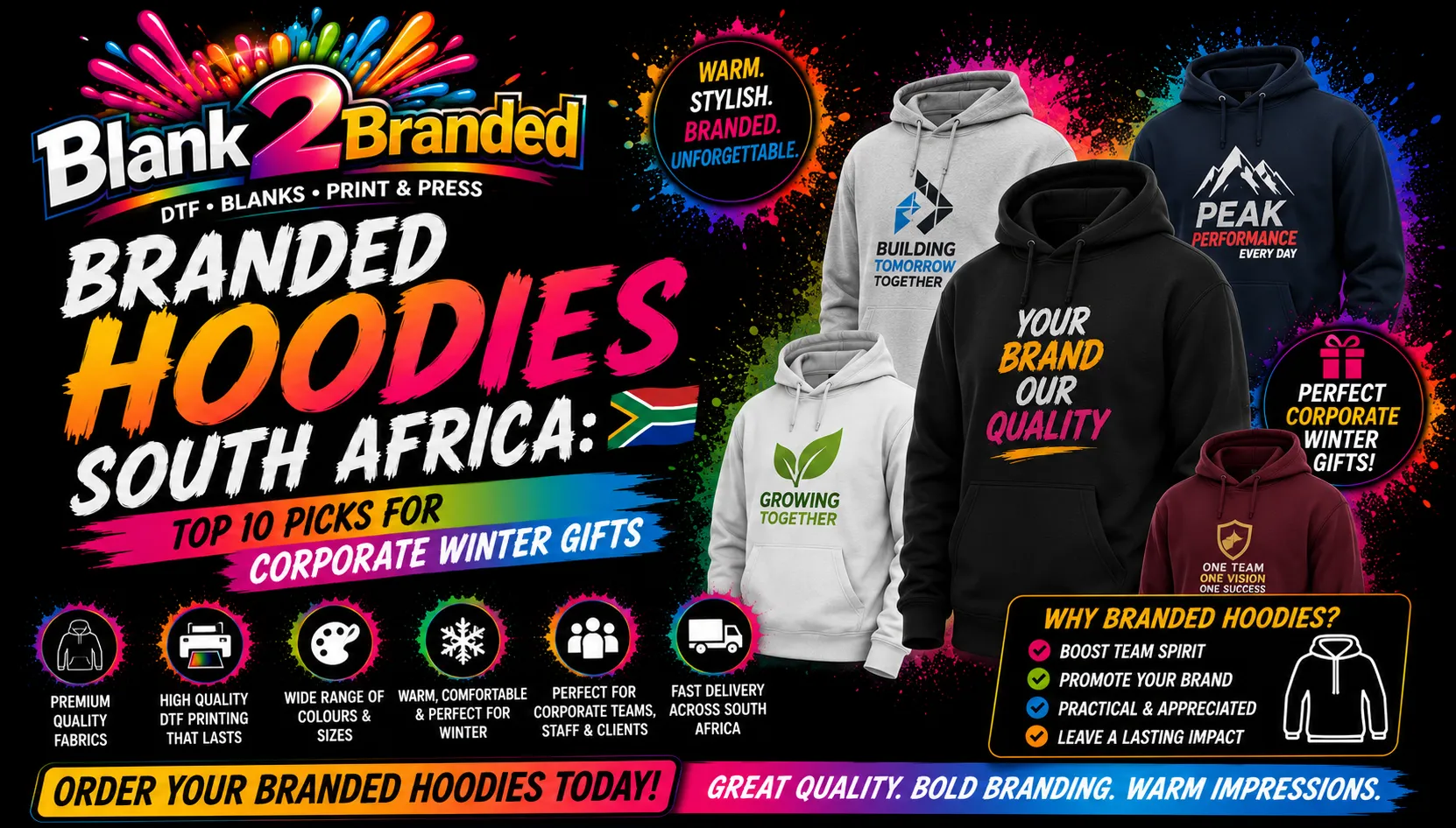 Branded Hoodies South Africa: Top 10 Winter Gifts