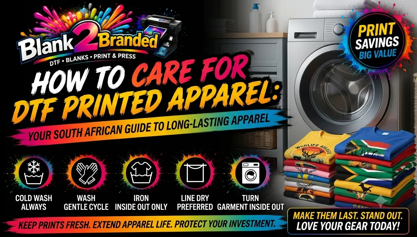 How to Care for DTF Printed Apparel | SA Guide