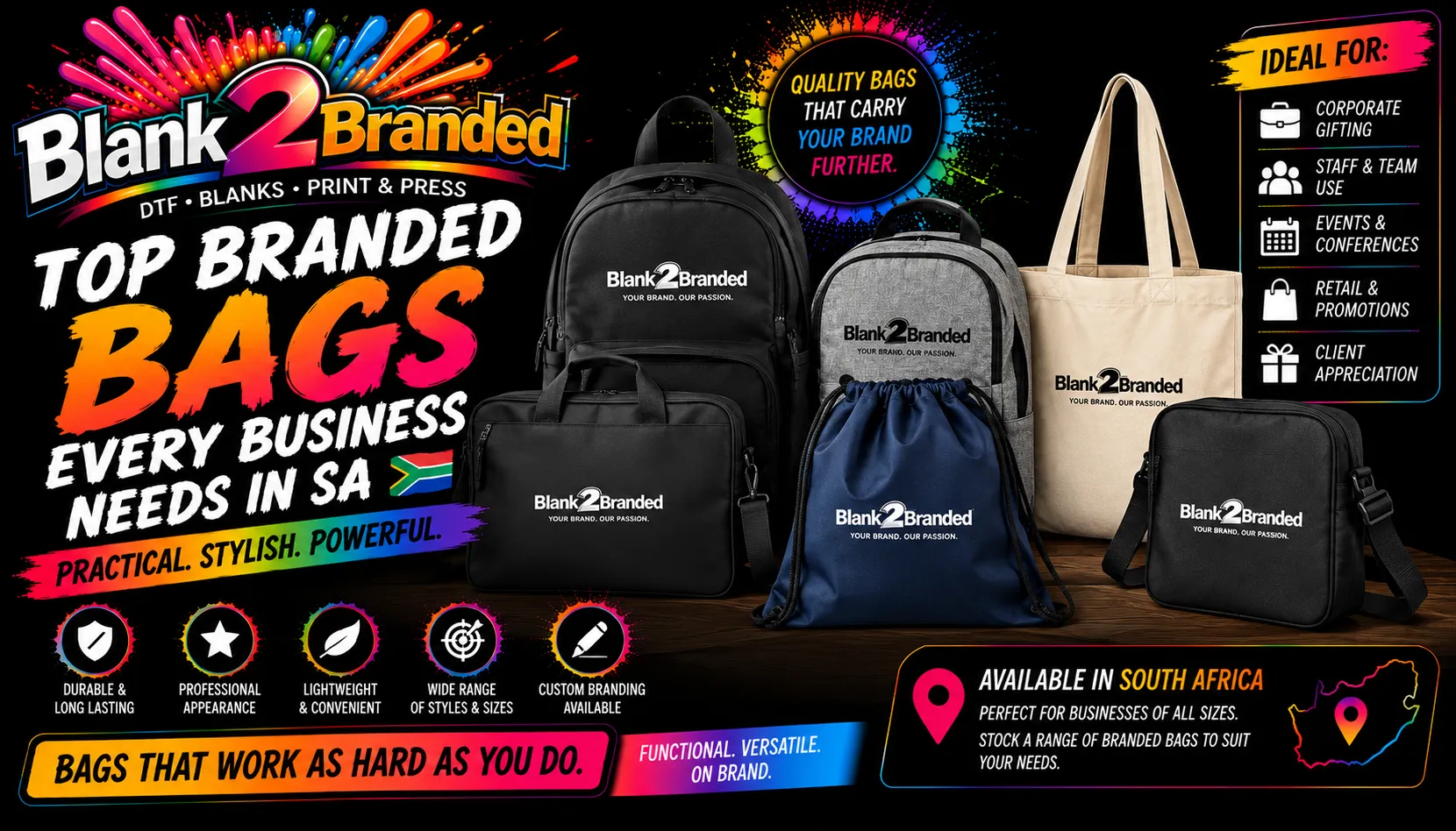 Top Branded Bags Every Business Needs in SA